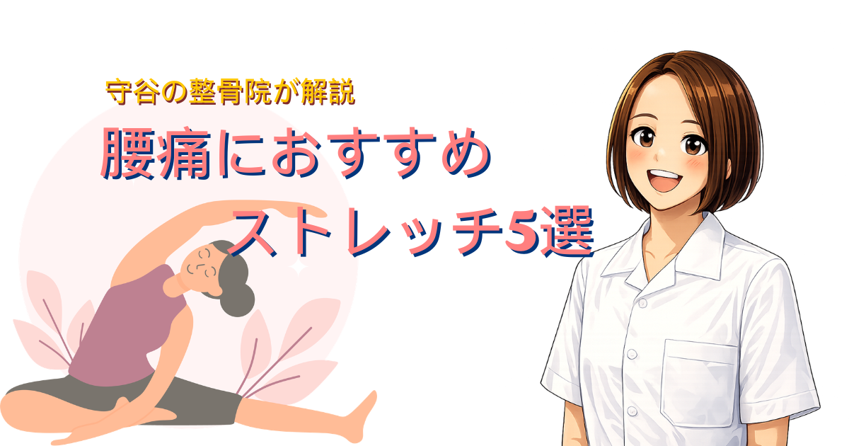 腰痛予防のストレッチを解説する整骨院ブログ